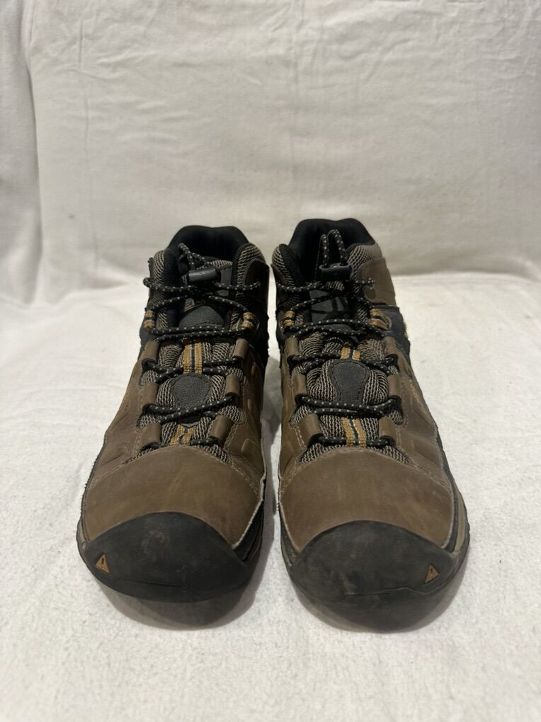 Keen Youth Size 5 Wtrprf Brown Leather Hiking Shoe