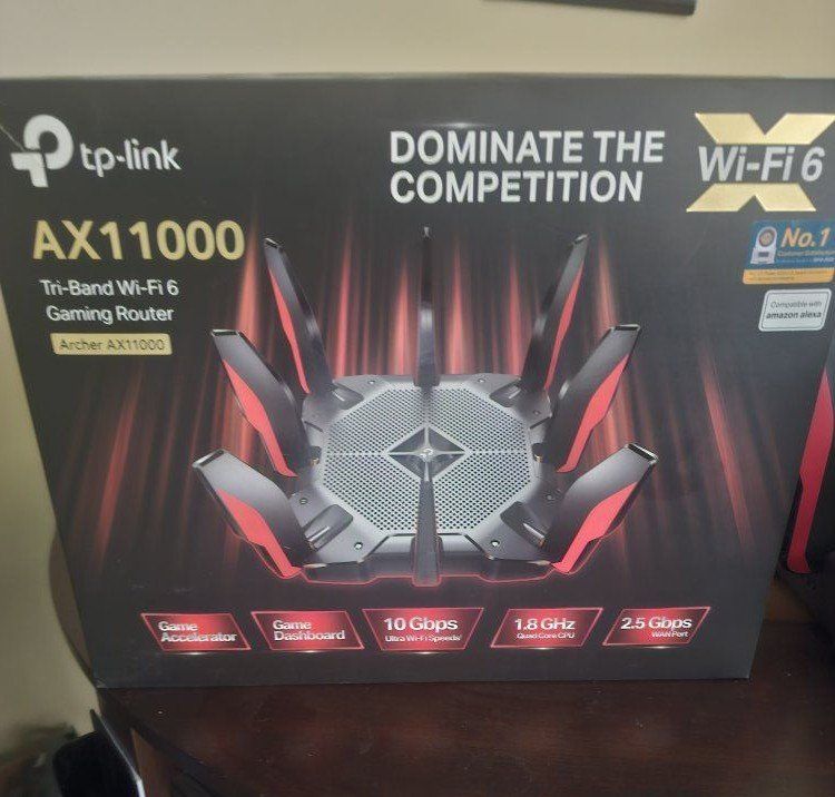 AX11000 Tri band wifi 6 gaming router. $60.