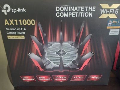 AX11000 Tri band wifi 6 gaming router. $60.