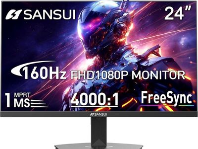 24" SANSUI Computer Monitor 160 Hz