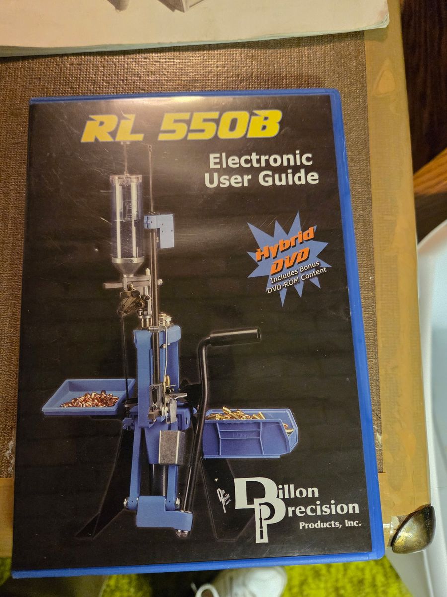 Dillon Precision RL 550B Electronic User Guide Hybrid DVD & Instruction Manual