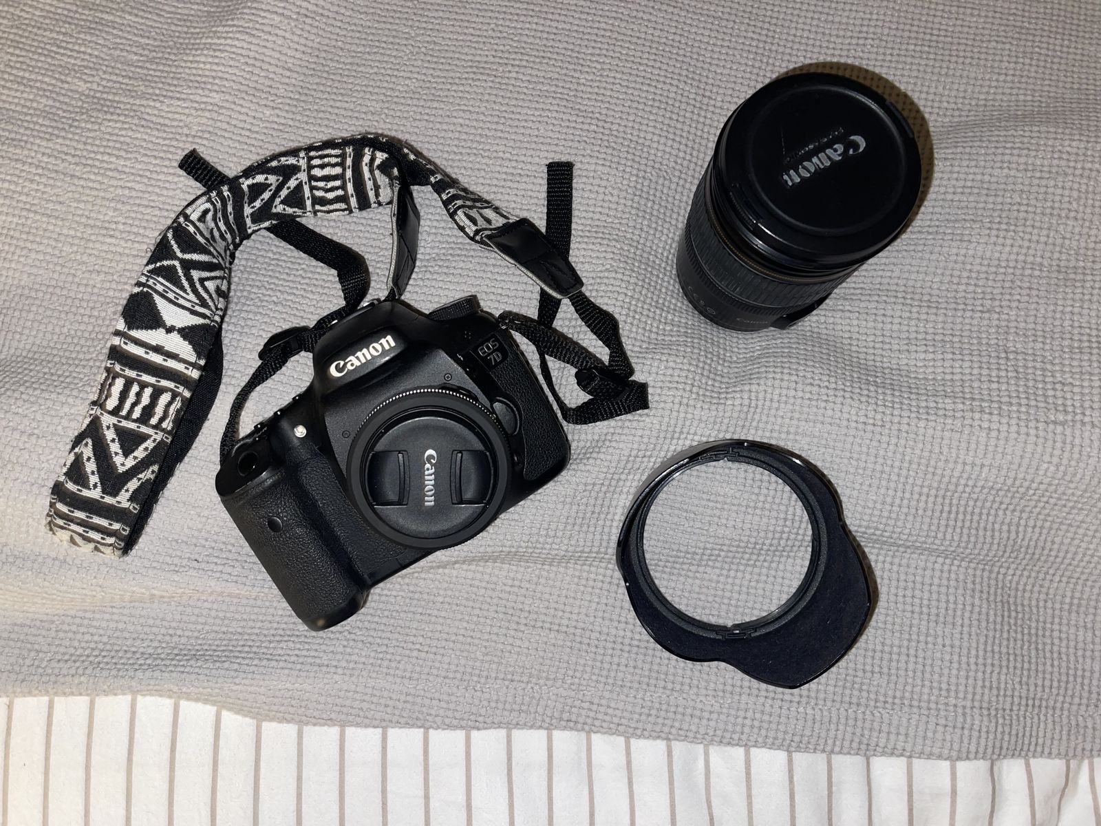 Canon 7D DSLR Camera + Lenses + Backpack