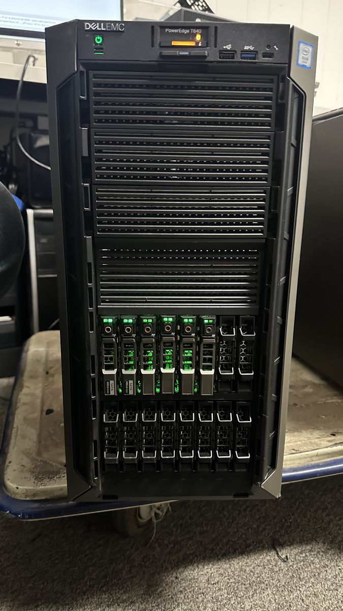 For Sale: Dell PowerEdge T640 Server - 2 CPUs, 64GB RAM, 9TB Storage, Dual NIC, Dual PSU - $1600 OBO – Local Pickup Only
