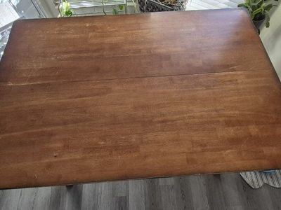 Manufactured wood table and chairs