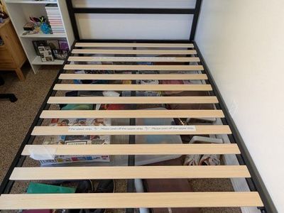 Full size metal bed frame