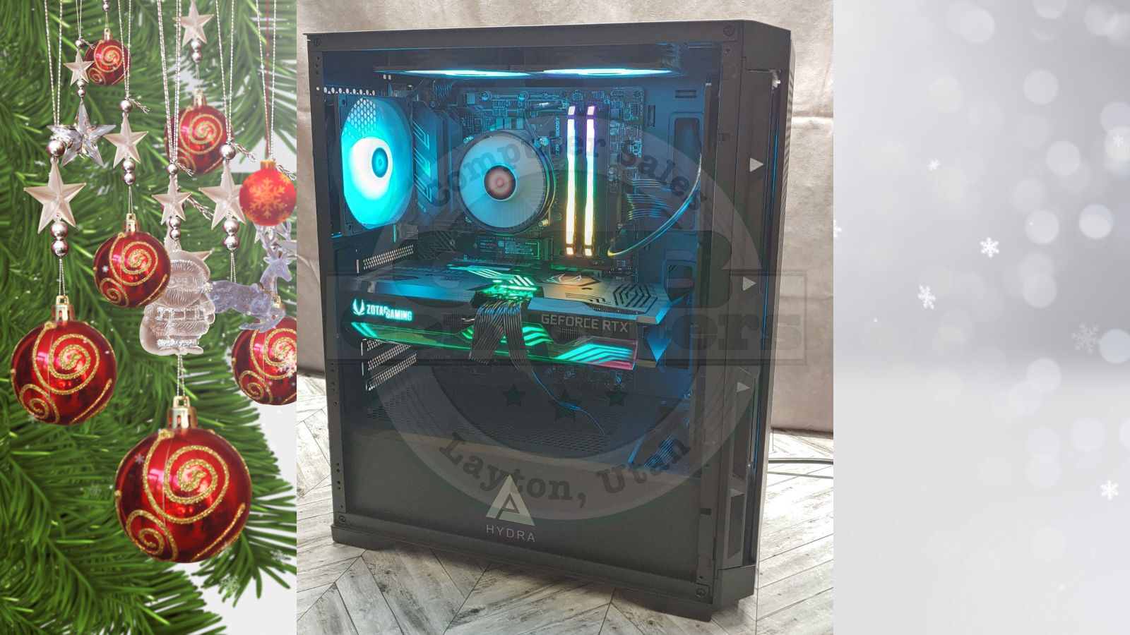 Custom i7-9700K Gamer PC 1TB SSD 32GB RAM RTX 3070 Windows 11 Complete Gaming Computer System