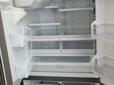 Whirlpool French Door Refrigerator - Stainless Steel, Bottom Freezer, Ice & Water Dispenser