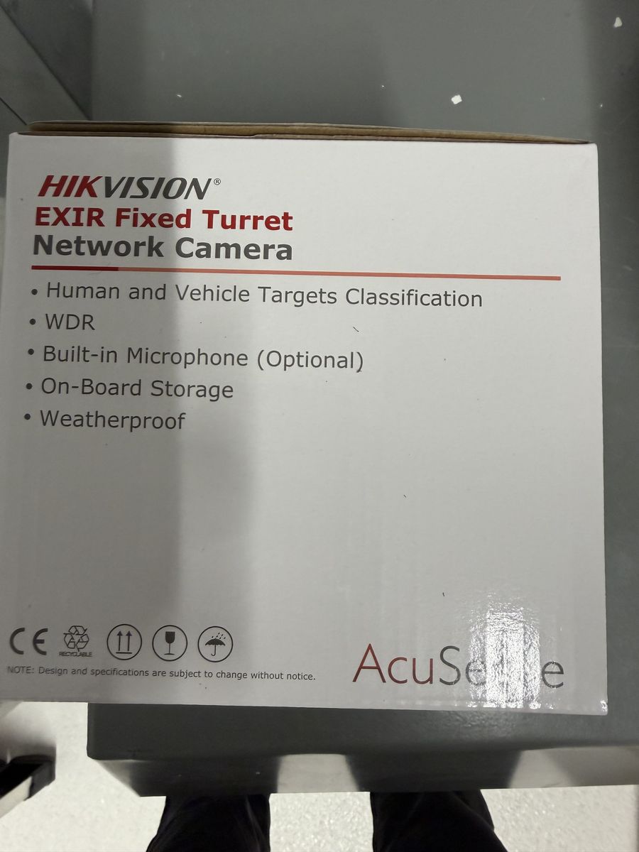 8 MP AcuSense Fixed Turret Network Security Camera