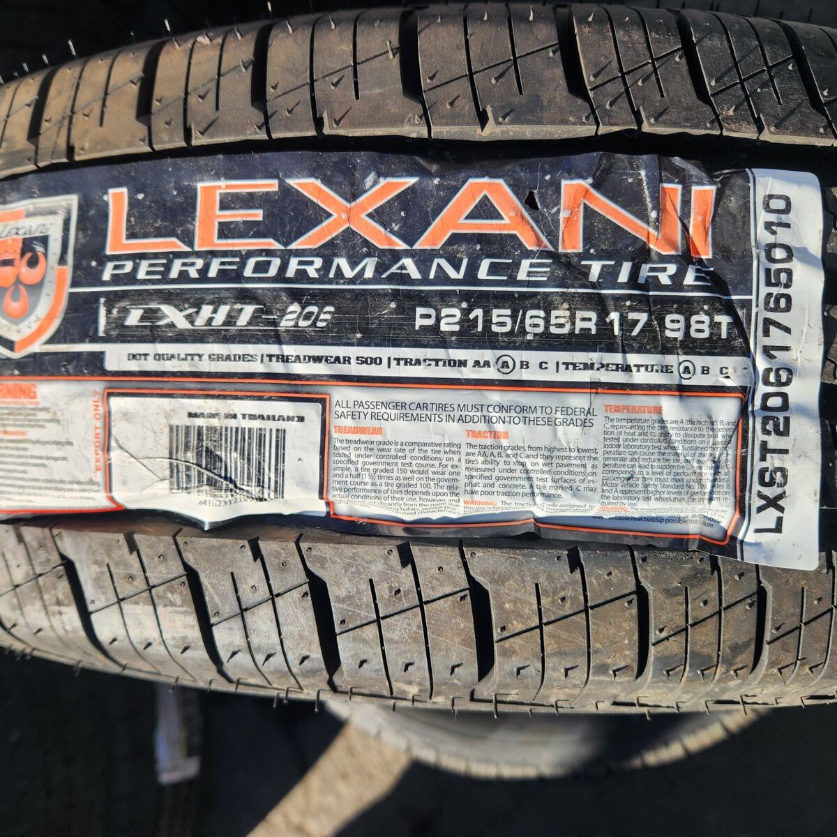 215/65r17 lexani lxht 206