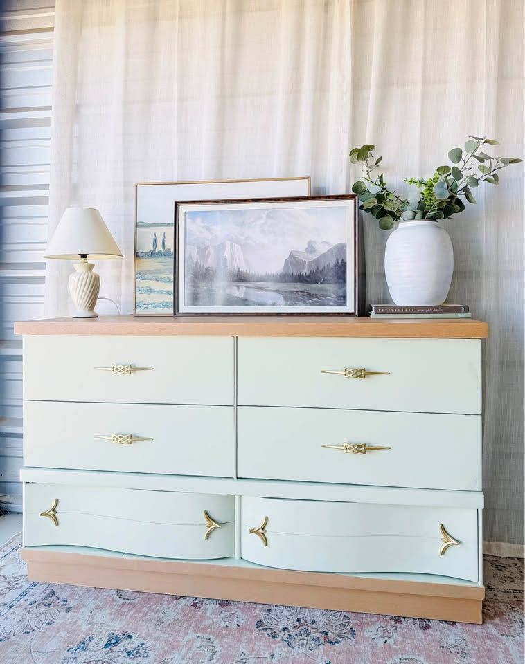 Modern Boho Chic 6 Drawer Dresser | Boho 6 Drawer Chest | Modern Dresser #4
