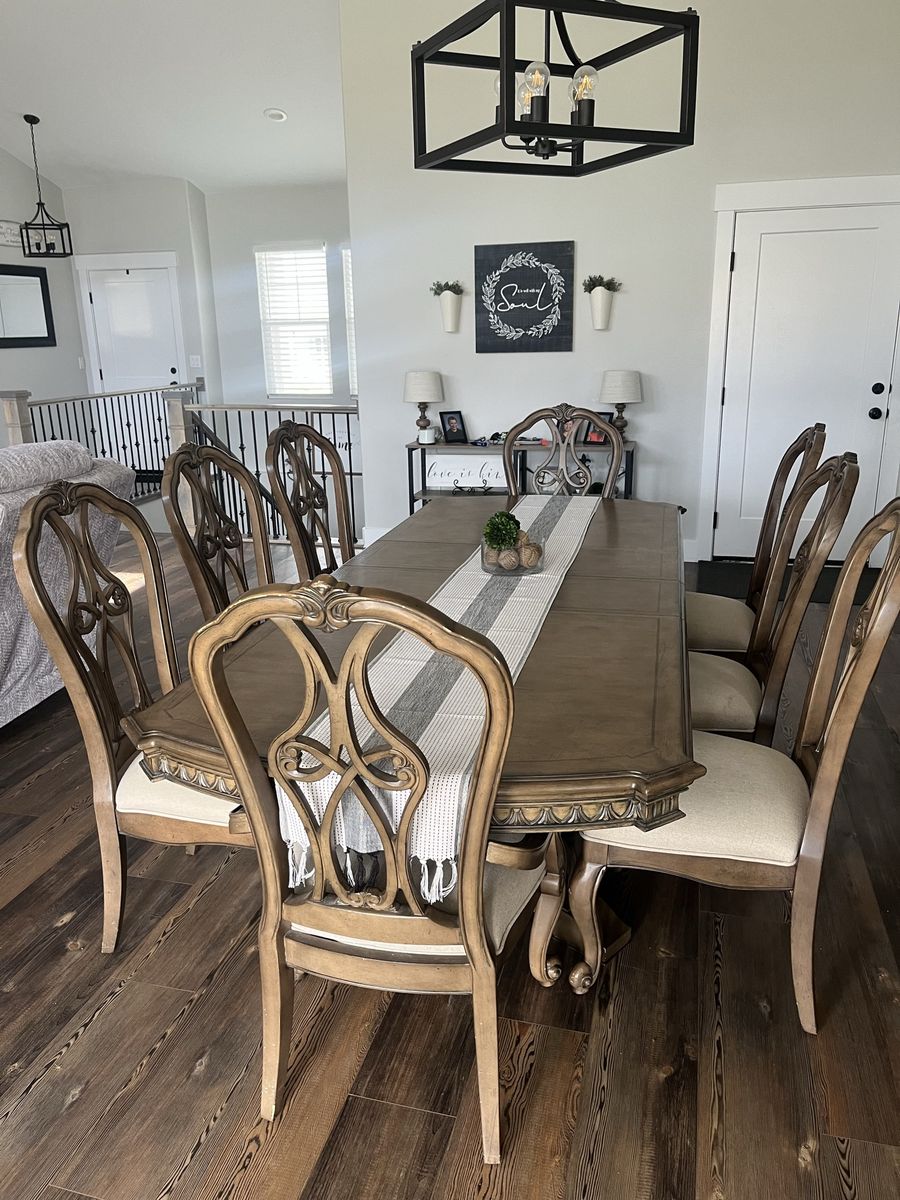 Dining Table Set – Table + 10 Chairs