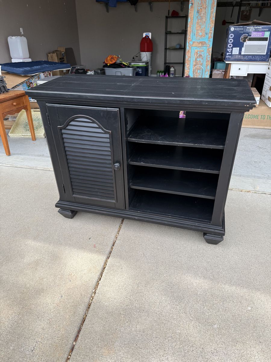 Black TV Stand / Entertainment Center