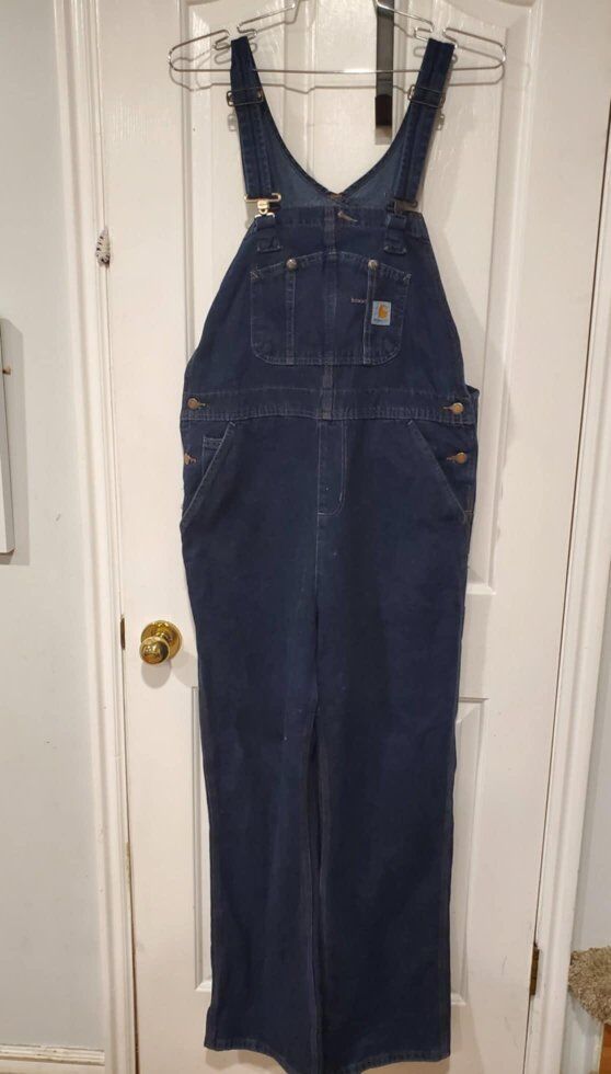 Carhartt Bib Overalls Carpenters Women's 14×34