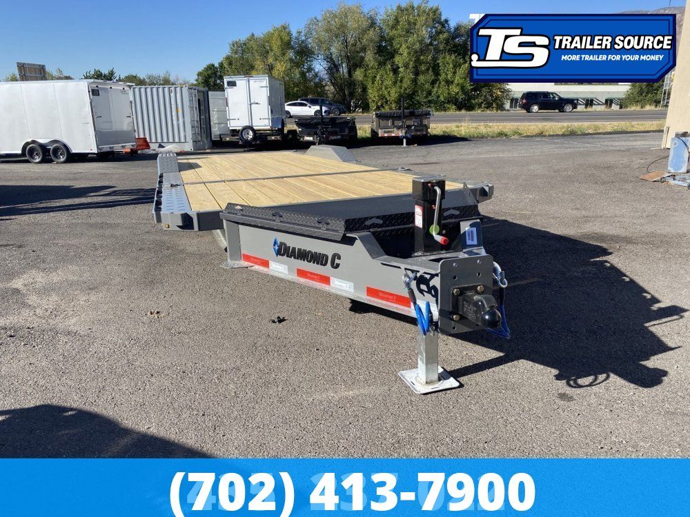 8.5x22 Diamond C HXD 208 Tilt Trailer - 18K GVWR