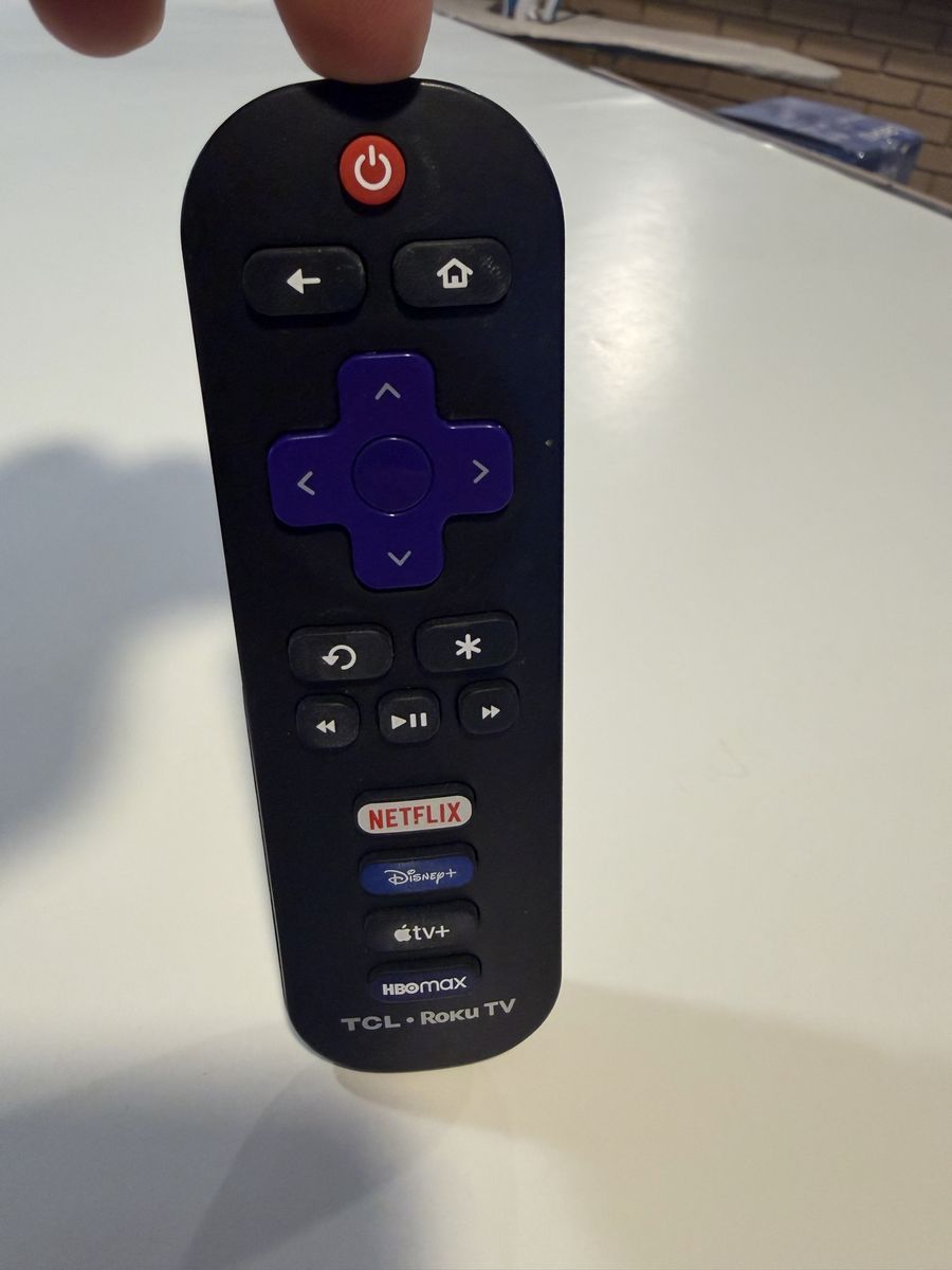 TCL Roku TV Remote Control with Netflix, Disney+, Apple TV+, HBO Max Buttons