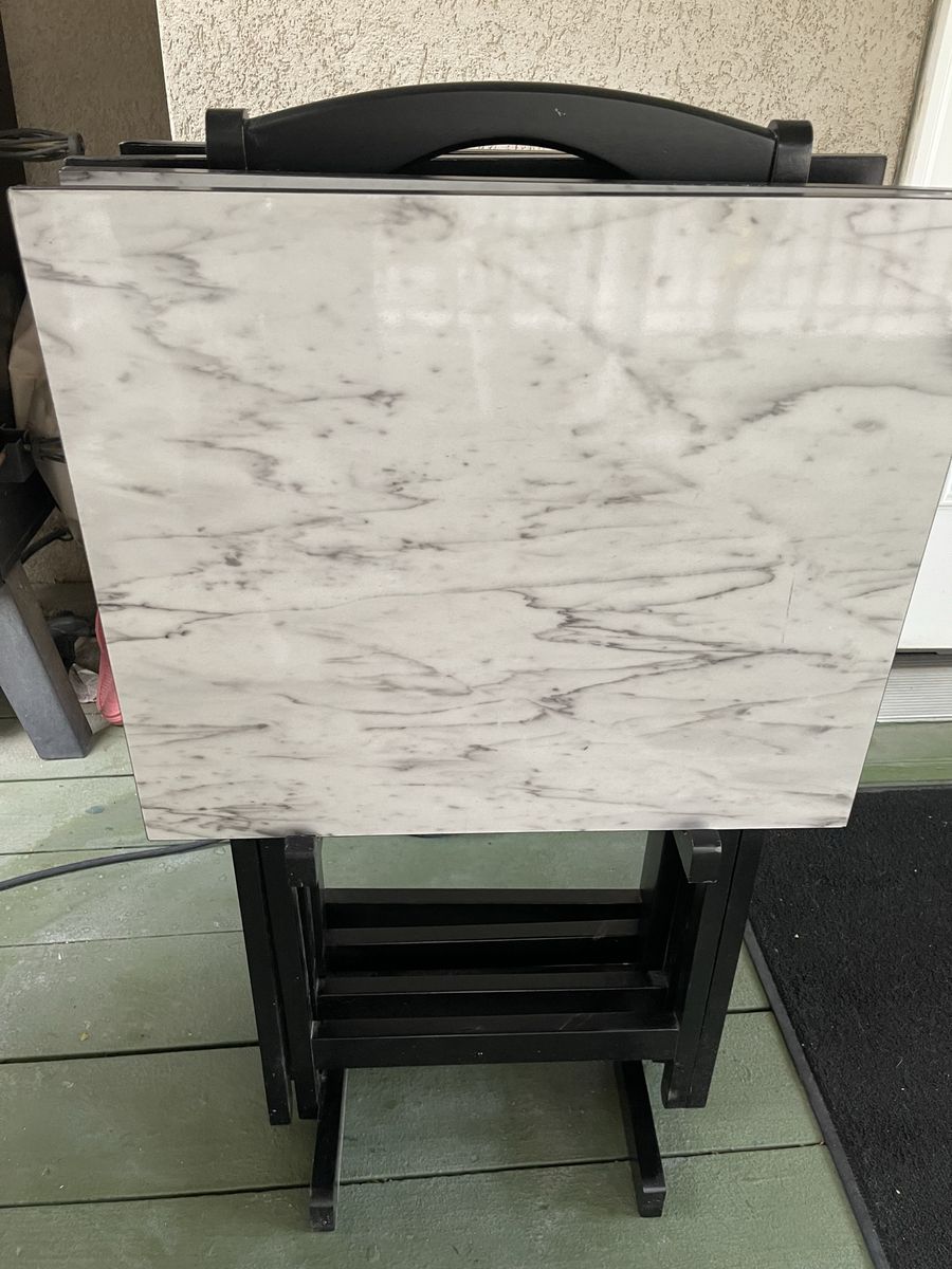 Marble TV Trays