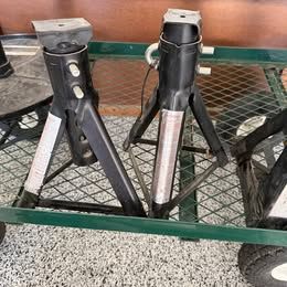 Heavy-Duty Pin-Style Jack Stands — Pair