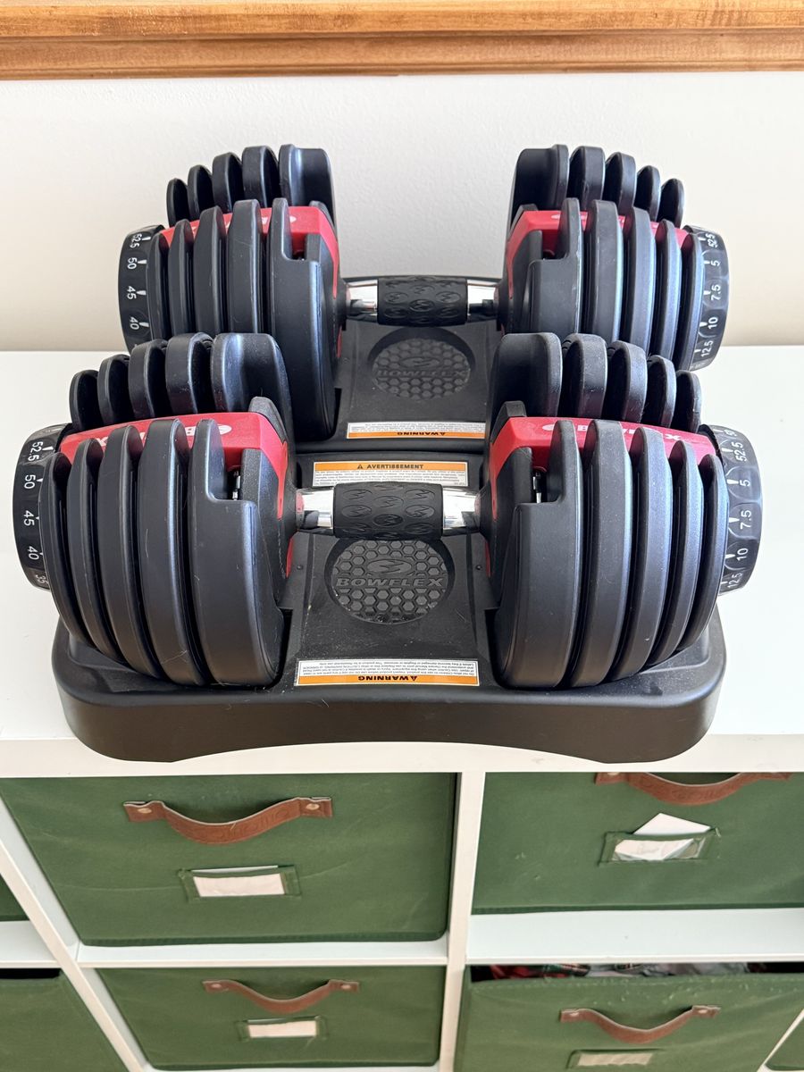 Bowflex adjustable dumbbells
