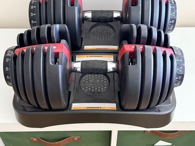 Bowflex adjustable dumbbells
