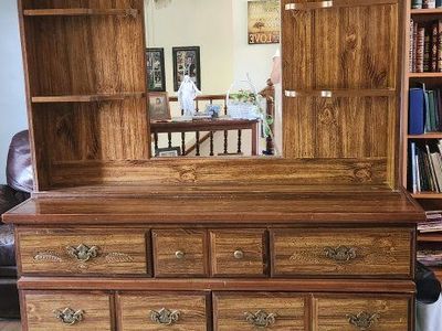 dresser with hutch