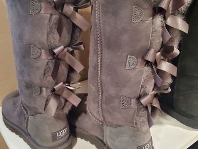 Gray UGG boots
