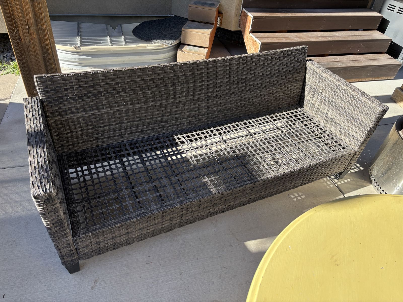 Outdoor couch. No cushions