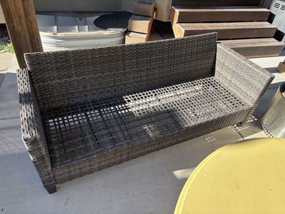 Outdoor couch. No cushions
