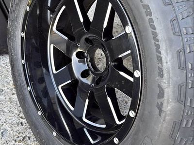Ford Moto 6 Lug Tires & Rims, 20x10 rims, tire size 275/60/20.