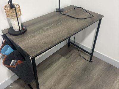 Wood And Steal Desk