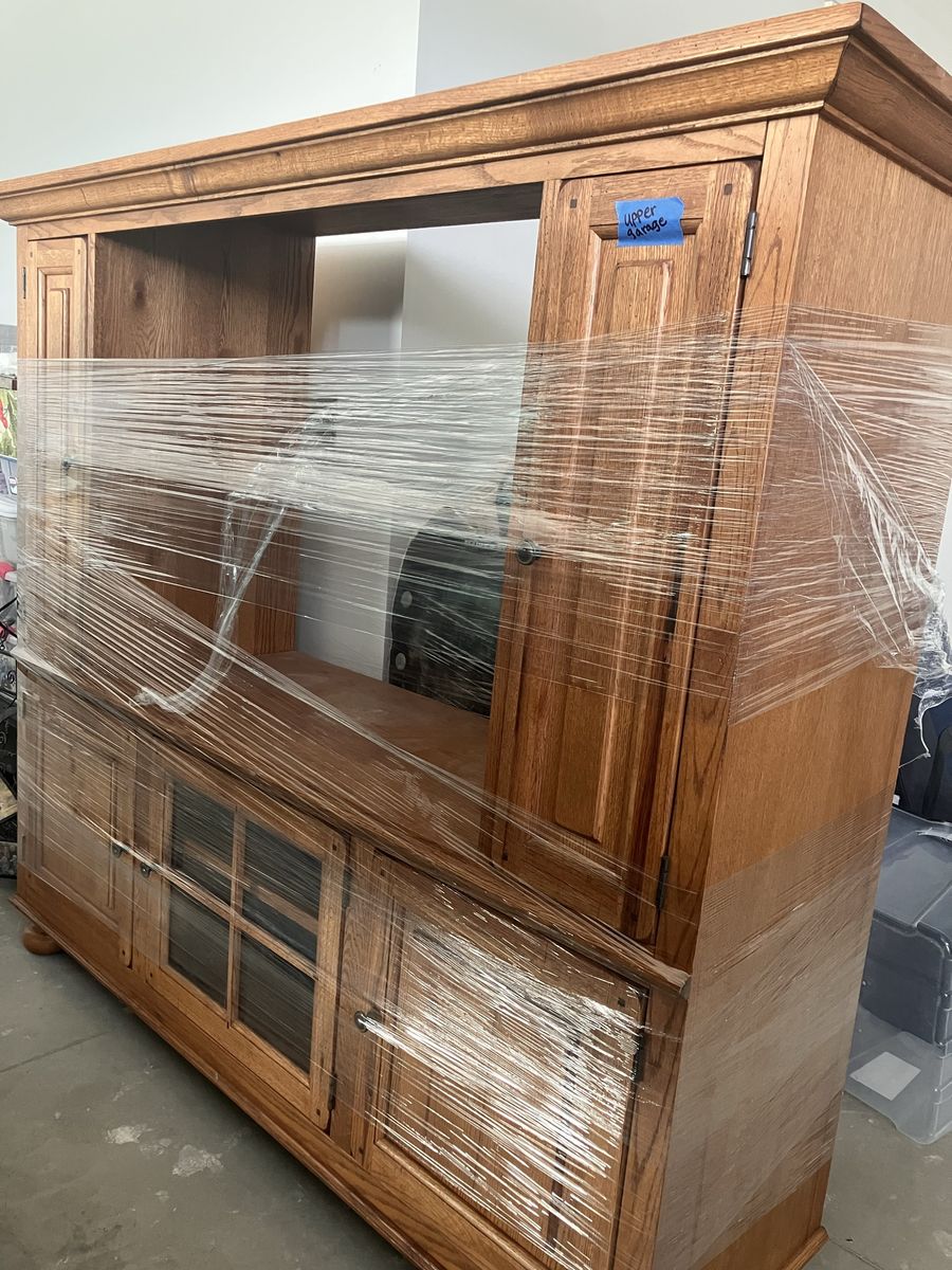 Solid Wood Entertainment Center