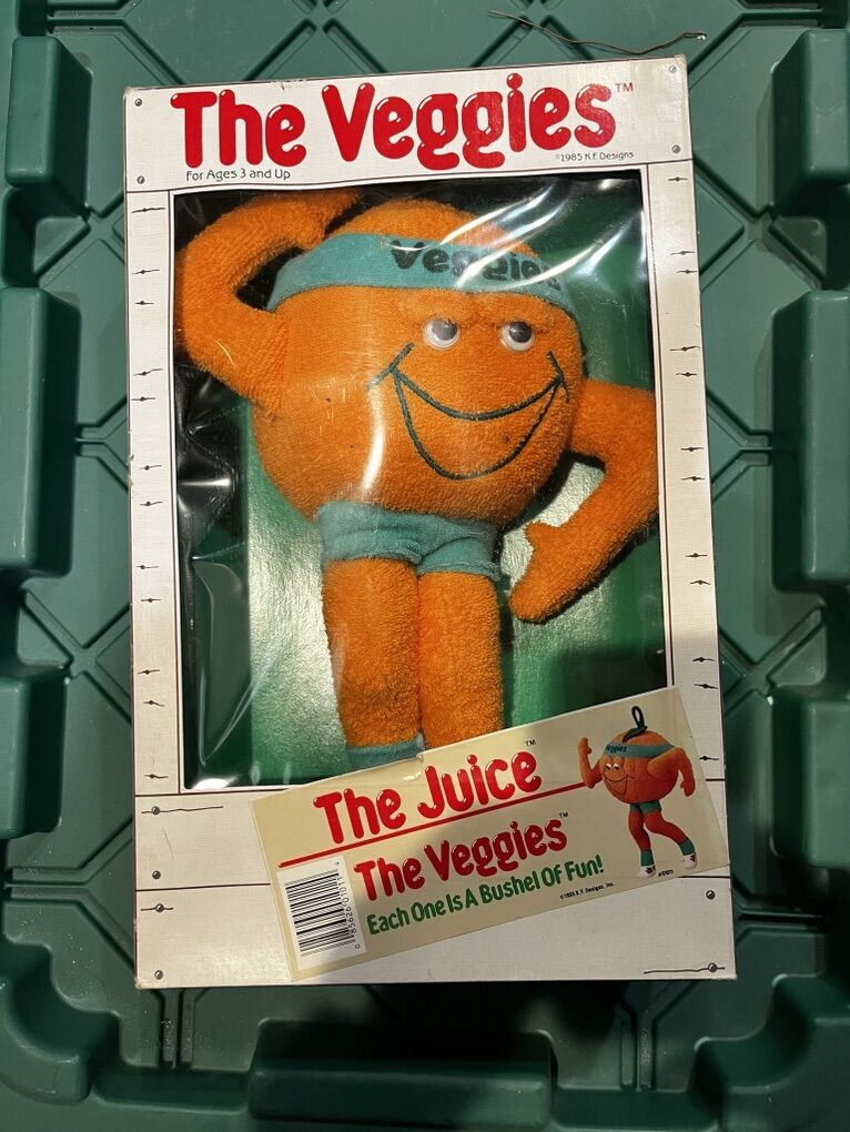 Vintage Plush The Juice From The  veggies Line