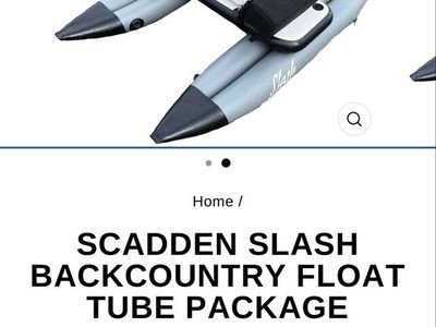 Scadden Slash Backcountry Float Tube Package Inflatable Fishing Pontoon Boat