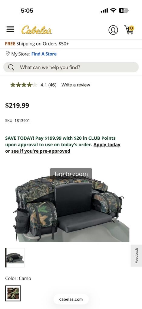 ATV TEK Arch Series ATV Cargo Bag