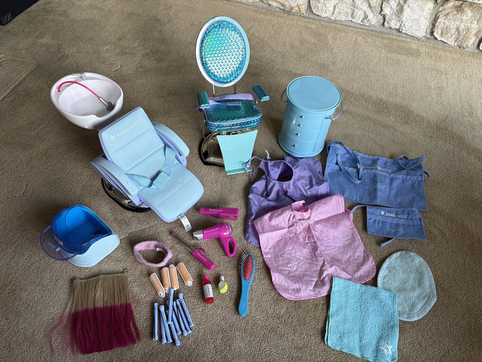 American Girl Doll Salon Set