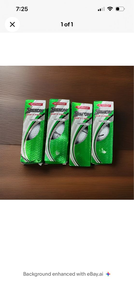 SRIXON Hit Straight Soft Feel Soft White Golf Balls  4 Boxes Of 3 New