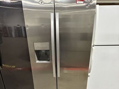 BIG SAVINGS! GOOD WHIRPOOL SIDE BY SIDE FRIDGE