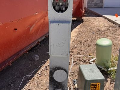 Temp Electrical Pedestal