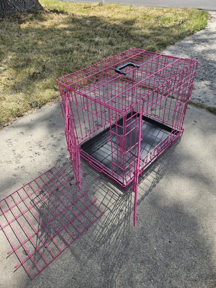Small wire dog crate