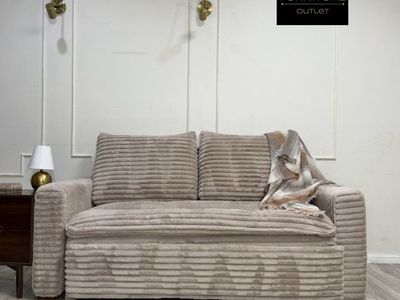 CORDUROY LOVE SEAT SOFA BED