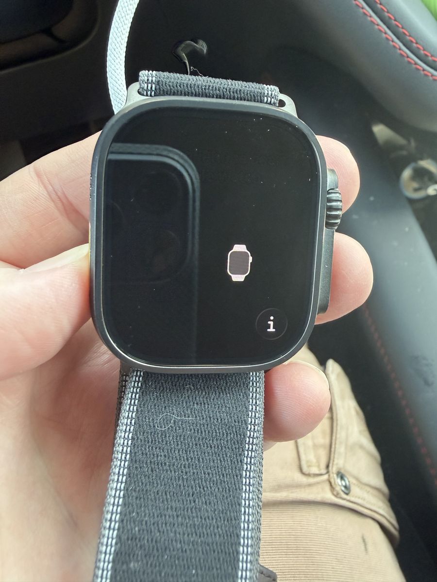 Barely used unlocked Apple Watch Ultra 3 Black Titanium