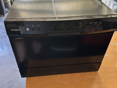 COMFEE Portable Countertop Dishwasher – Black