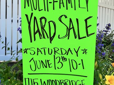 Multi-Family Yard Sale - June 13th, 10 AM - 1 PM at 1715 Woodbridge Drive Holladay