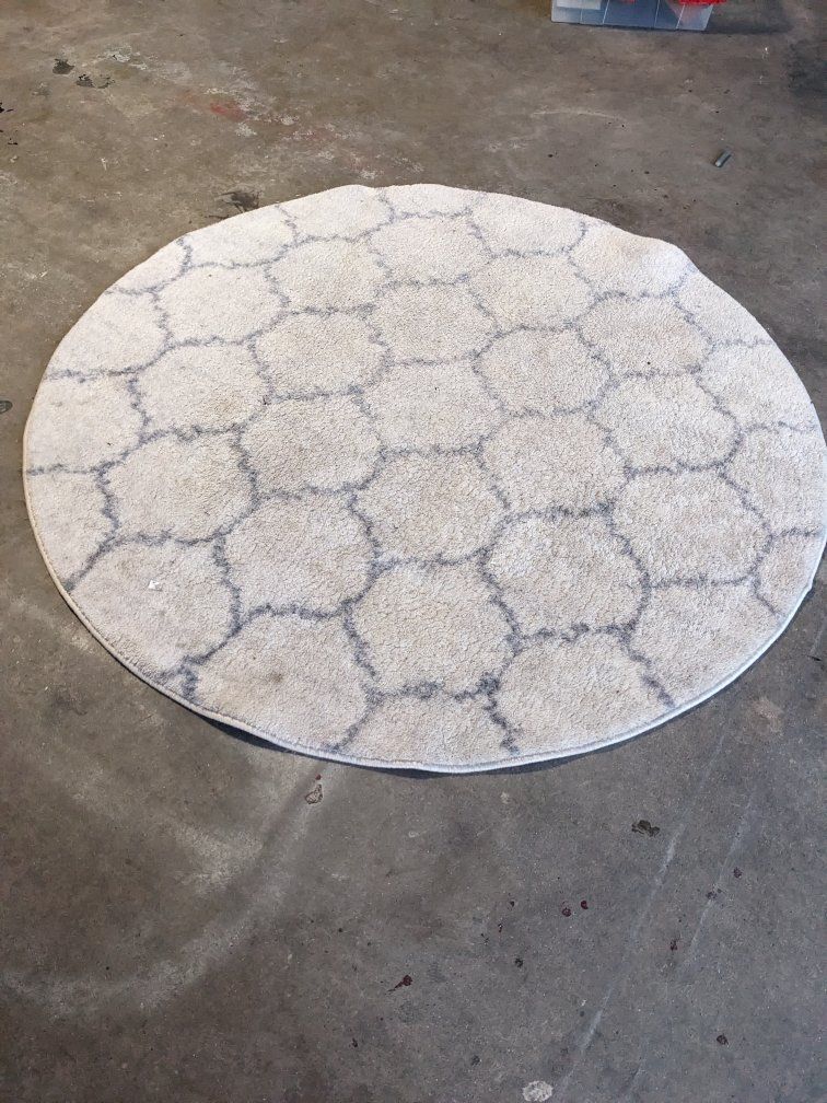 5ft circular indoor rug
