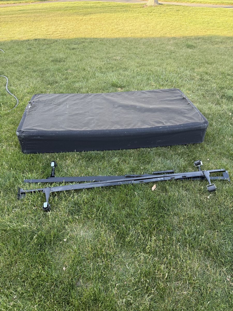 Free twin box spring and bed frame