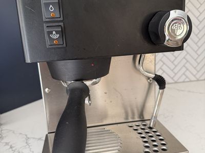 Rancilio Silvia Espresso Machine - Black & Stainless Steel - Home Barista Coffee Maker