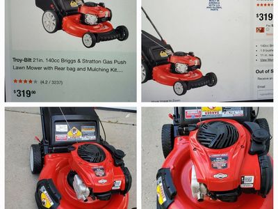 Troy-Bilt with Briggs Stratton engine Lawnmower model TB110 550EX