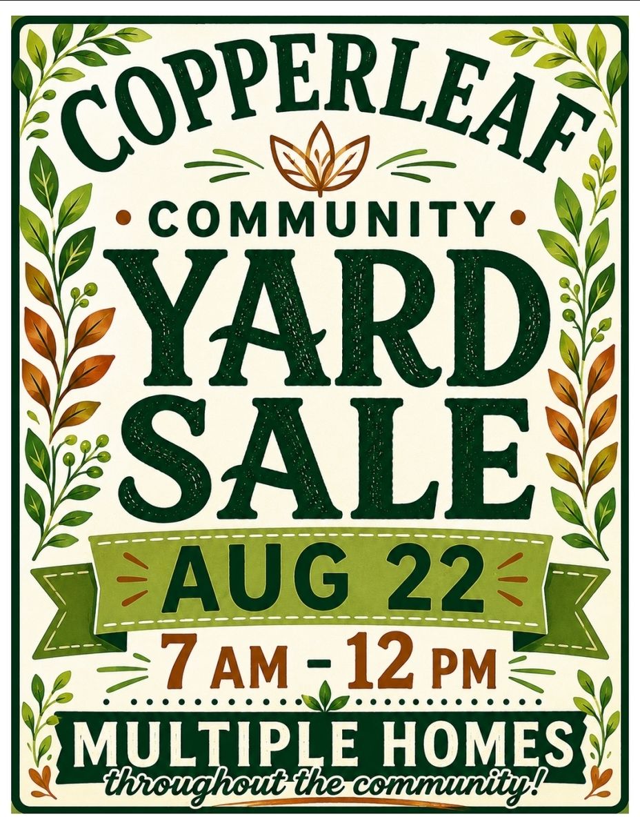 Copperleaf Community Yard Sale