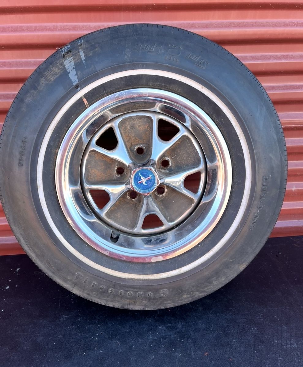 Classic Ford Mustang OEM Wheel With Tire