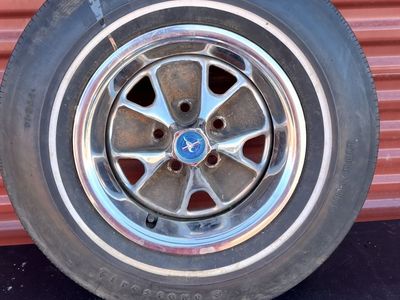 Classic Ford Mustang OEM Wheel With Tire