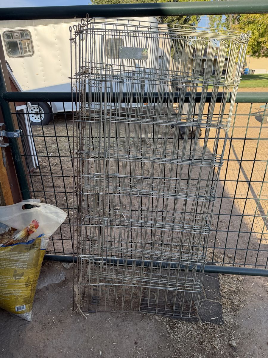 Foldable Metal Wire Pet Exercise Pen Playpen